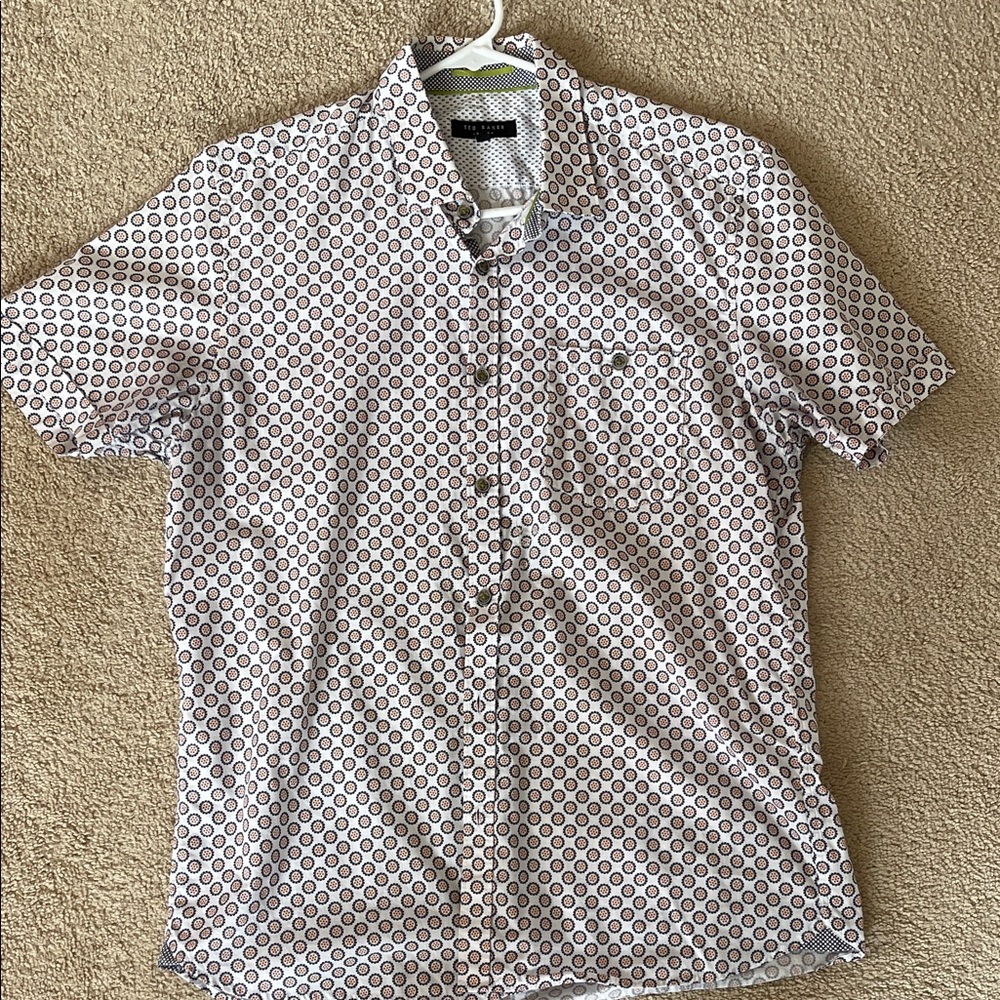 Men's Patterned Short Sleeve Shirt
